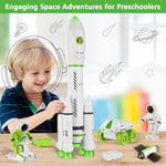 Rocket Space Toys For Kids 3-5 5-7 With Lights & Sound, Educational Astronaut Toys For 3 4 5 6 7 8 Year Old Boy Birthday Gift, Interactive Toddler Boys Toy 4-6 3-4 Science Outer Party Favors