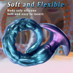 Tentacle Dildo Sex Toys, 19.68 Inch Extra Long Gspot Dildos With Strong Suction Cup, Blue Huge Monster Fantasy Silicone Dildos Anal Plug For For Women Men