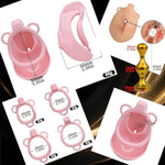 Chastity Cage Set For Men - Lightweight Resin Bdsm Penis Cage With 4 Adjustable Rings, Anal Plug, Lock & Belt - Fully Wrapped Design, Snug Fit, Comfortable Adult Sex Toy