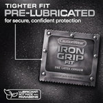 Secure Fit Latex Condoms for Men - 48 Count Value Pack with Lubrication