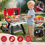 35Pcs Kitchen Toy Set, Toy Bbq Grill Set, Cooking Toy Set, Little Chef Play, Kids Grill Playset Interactive Bbq Toy Set, Kids Kitchen Playset Toy Christmas Birthday Gift For Boys Girls