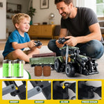 Remote Control Tractor,Kids 2.4Ghz Rc Tractor Set,Toddler Farm Toys With 2 Rc Methods/4 Pack Front Loader/Multi-Grain,Farm Toys Set For Boys Girl(Ages 3+)