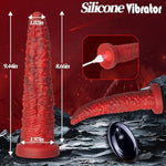 Realistic Monster Tongue Thrusting Dildo Vibrator Adult Sex Toys, 9.5" Big Fantasy Dildo With 10 Vibrating 3 Thrust Modes Remote Control Strong Suction Cup Anal Plug Penis For Women Men