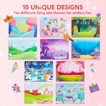 Foil Art Kit for Kids, Mess-Free Coloring & Foil Sticker Craft Set Ages 4+