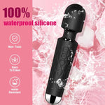 Vibrator Wand?Vibrators For Her?Female Adult Sex Toys?Wand Massager?Clit Vibrator, Sex Vibrators,G Spot Dildo?With 8 Speeds Of Pleasure & 20 Patterns, Powerful,Quiet, Waterproof (Rose Red)