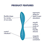 G-Spot Flex 1 Vibrator Sex Toy | Adult Toys For Women | Multi Vibrator With Power Motor | Vibrating Sexual Pleasure Device | Stimulation Vibrators | Female Wellness Tools | Woman Sextoy