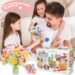 DIY Fabric Flower Bouquet Craft Kit for Girls and Toddlers 4+ Years Old