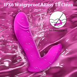 Thrusting Dildo G Spot Vibrator, 3 In 1 Adult Sex Toys For Women Wearable Vibrator With App Remote Control And Strapless Strap-On Dildos, Butterfly Couples Sex Toy Sexual Pleasure Tools For Women