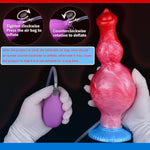 Inflatable Dog Knot Dildo Inflatable Squirting Butt Plug Trainer Adult Sex Toys Games