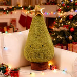 Christmas Tree Plush Stuffed Animal Plush Toy, 15.8" Christmas Pillow Plush Decor Kawaii Birthday Gifts For Kids Girls Boys