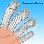 G-Spot Finger Sleeves Vibrator Accessories, Silicone Nipple Clitoral Stimulator for Couple Pleasure Game, Adult Sex Toy for Vaginal Anal, Transparent (4pack)