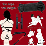 Bdsm Kit Sex Bondage Restraints Adult Sex Toys,Upgrade Sex Restraints Set 11Pcs Handcuffs Collar Ankle Cuff Blindfold Feather Tickler Gags Sex Rope Adult Games Couple Sex Toys For Women Men (Red)