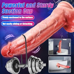 10.24 Inch Fast Thrusting Dildo, Realistic Vibrator Sex Toys Feels Real Skin Penis With Heating & 9 Vibrating & Fast Thrusting Modes, Lifelike Long Dildos For Vagina Anal Pleasure