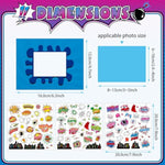 24 Sets Hero Theme DIY Picture Frame Crafts with Stickers