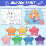 Mess-Free Watercolor Painting Kit for Kids Ages 3-8, Arts & Crafts Activity Set