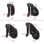 Micro Chastity Cage Small Flat Chastity Cage Sissy Chastity Device For Men Bdsm Penis Cage Sex Toys For Couples (Flat Ring,Micro)