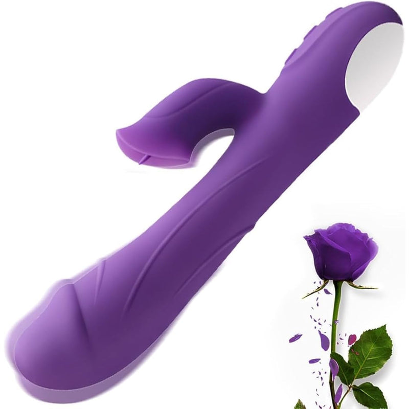 Updated Rabbit Vibrator Handheld Electric Portable High Intensity Massager With 10 Speeds Vibrators Massage Sex Toys For Body Relaxation Rechargeable Dual Motor