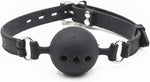 Adjustable Breathable Silicone Ball Gag – BDSM Restraint for Sensory Play