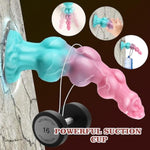 7.5" Monster Dildo Fantasy 3 Knots Dildo, Soft Silicone Anal Knotted Horse Dildo, Small Dog G-Spot Dildo With Big Suction Cup,Anal Sex Toy For Beginners, Adult Sex Toys & Games For Women, Men, Gay