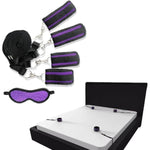 Bed Restraints Sex Kit Bdsm Kit,Bondage Restraints Set Sex Toys With Blindfold Eye Mask Wrist Leg Restraint System Adjustable Bondage Set For Couples Sex Toyse(6 Pcs)