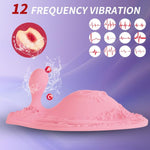 Vibrating Pad Rideable Vibepad Grind G Spot Dildo Penis Vibrator Small Fuck Machine Sex Toy For Women Clit Vaginal Anal Massager 12 + 12 Vibration Modes With Remote Control