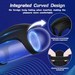 Vibrating Cock Ring Sex Toys For Men, 10 Vibrations Couples Sex Toy For Penis Extender, Vibrating Ring For Penis Testicles & G Spot Stimulation, Elastic Adult Toy For Man Erection Couples Pleasure