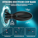 Anal Plugs Vibrating Butt Plug, Anal Vibrators Anal Toys, Anal Sex Toys With Remote Control 12 Vibration Modes, Slicone Suction Cup Anal Trainer, Prostate Massager Adult Toys For Men Women