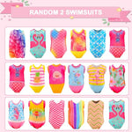 30 Pcs Mini 6 Inch Doll Clothes And Accessories Include 4 Tops, 4 Pants For Boy Dolls, 5 Dresses , 2 Swimsuit And 2 Shoes, 10 Outfits Hangers Pocket Glasses Headset Crown For 5.3-6 Inch Dolls