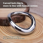 Stainless Steel Cock Ring Surface Design Penis Bondage Stretch Ring For Men Erection Enhancing Adult Sex Toys(A2)