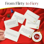 Romantic Couples Board Game – 300 Spicy Date Night Dares & Conversation Cards | Fun 2 Player Game For Adults & Gaming Cards For Married Couples