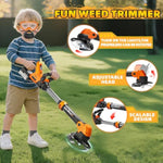 Kids Tool Set, 3 In 1 Kids Power Garden Tools With Sounds & Lights, Toy Weed Wacker, Toy Leaf Blower And Hedge Trimmer, Outdoor Toys, Toy Tools, Christmas Birthday Gifts For Boys 3 4 5 6 7 8 Year Old