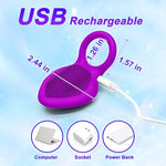 Vibrating Cock Ring,Rechargable Silicone Stretchy Penis Rings With 10 Intense Vibration Modes For Men Couples Pleasure,Male Erection Enhancing And Female Clit Vibrators