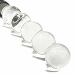 Glass Anal Dildo With Vac-U-Lock Adapter For Sex Machine Glass Anal Beads Crystal Butt Plug Anal Toys Pleasure Wand For For Couple Lover(S)
