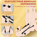 Sex Bondage Bdsm Restraints Sex Toy Sets With Adjustable Straps, Bondage Restraints Kit Adult Toys, Hanging Door Leg & Hand Cuffs For Couple 3 Pcs
