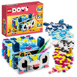 Creative Animal Drawer Building Set, DIY Mosaic Storage Box Craft Toy for Kids Ages 6+