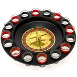 Shot Glass Roulette Drinking Game – 16-Piece Red/Black Set With 2 Metal Balls, Fun Adult Party Game For White Elephant, Game Nights, And Gifts