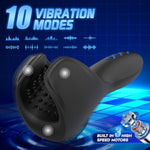 Male Vibrator Sex Toys For Men - Penis Vibrators Training Kit With 10 Bite & Vibrating Modes, 3 Powerful Motors Waterproof Male Masturbators Stroker Mens Adult Toys Sex Toy For Sex Game