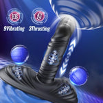 Prostate Massager Anal Toys Anal Dildo, Grinder Male Sex Toys For Men Women Sex Toy Butt Plug Anal Plug 9 Vibrating 3 Thrusting, Adult Toys G Spot Vibrator Ride Anal Beads For Couples Sex Chair