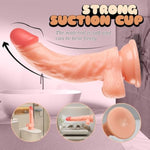 Sex Toys Dildo 7.5 Inch Realistic Dildo Feels Like Skin,Safety Material G Spot Clitoral Vagina And Anal Stimulation With Strong Suction Cup For Hands-Free Play Sex Toys For Adult
