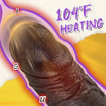 2.4 Diameter Bbc Thrusting Thick Dildo Sex Toys For Women, Realistic Huge Black Dildos With 3 Rotation Thrust Speeds & 9 Vibrations, Remote Control Heated Anal G Spot Dildo For Advanced Player