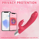 Rabbit Vibrator Adult Sex Toy For Women - Visual G Spot Vibrator Clitoral Stimulator With Camera - 6 Vibrating Dildo Massager Waterproof Female Rose Vibrators Sex Toys For Couple Games