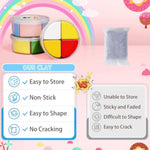 Air Dry Clay Kit - Cake Themed Modeling Clay for Kids Artistic Fun and Creativity