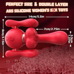 Sex Toys Sucking Vibrator For Women - 3 In 1 Tongue Thrusting Vibrators Sex Toys With 10 Licking Clitoral & 10 Vibration Mode,Adult Toys Vibrators Nipple Clitoral Stimulator Licker For Female Couples