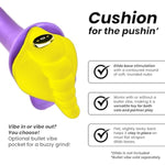 Soft Silicone Dildo Base Cover and Strap-On Cushion by Honeybunch - Stimulating Nubs and Bullet Vibe Compatible