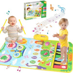 Baby Toys For 0-6 Months, Dinosaur Musical Mat Montessori Sensor Toys 1 Year Old, Sensory Early Educational Musical Learning Toys, Christmas Birthday Easter Gifts For 2 3 4 Year Old Toddler Boys Girls