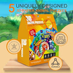 5 Pack 3D Animal Puzzle Art Craft Kits for Kids Ages 3-8 DIY Set