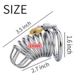 Chastity Cage For Men, Male Chastity Device Stainless Steel Cock Cage, Lightweight Sexual Wellness Sex Toys For Men