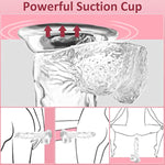 7.1 Dildo Realistic Clear Silicone Suction Cup Aldut Sex Toy?Human Safety Material, Suitable For Women/Men/Gay, Adult Toys For Women Or Beginer (Transparent)