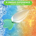 4Pcs Crystal Glass Radish Shaped Anal Butt Plug Set - Smooth Big Butt Plugs Anus Training Kit, Anus G-Spot Masturbation Prostate Massager Adult Bdsm Slave Games Sex Toys For Women Men Couples Lovers