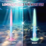 11.4“ Fantasy Long Anal Plug Dildo, Soft Liquid Silicone Material, Suitable For Male And Female Vaginal Prostate Massage, Anal Training, G-Spot Stimulation, Pink